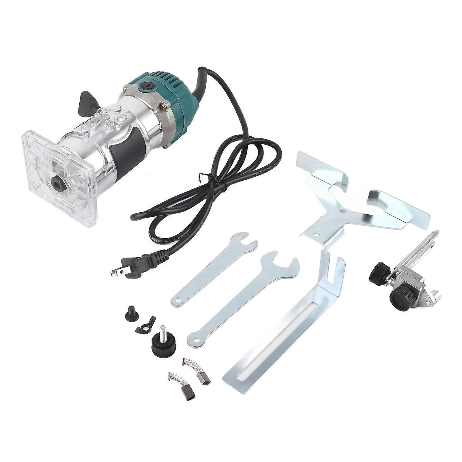 800W Electric Wood Router Tool Multifunctional Handheld Compact Palm Router for Woodworking