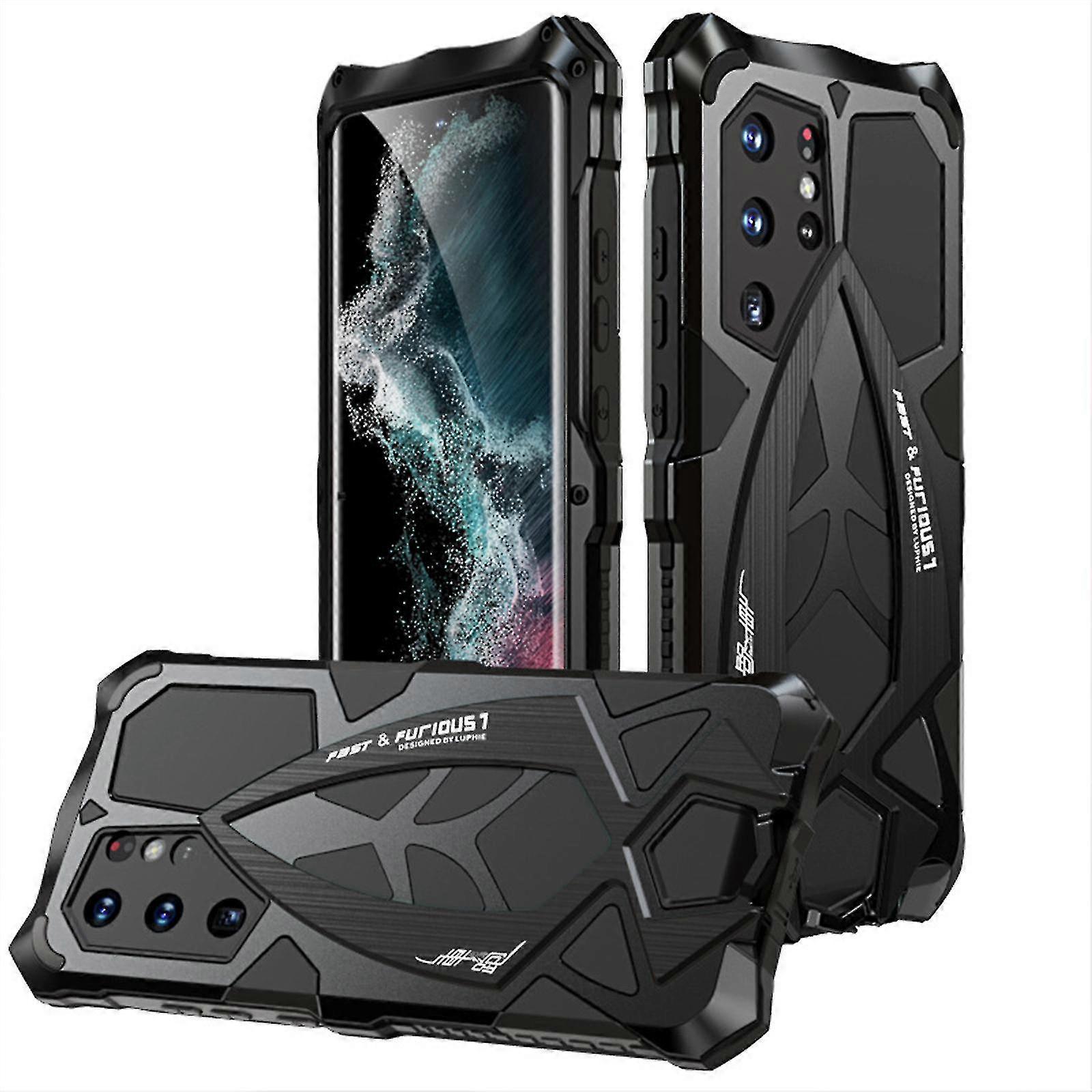 Metal Case For Samsung S24 Ultra, Military Rugged Heavy Duty Shockproof Case, Full Body Tough Dustproof Case For Samsung S24 Ultra