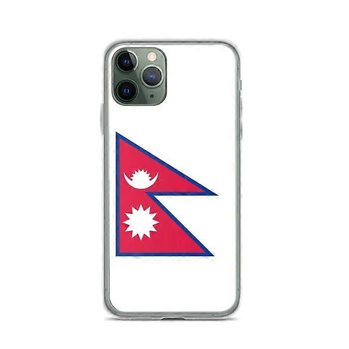 iPhone Case - Nepal Flag - iPhone 11 Pro - Soft - Slim and Lightweight Design - Multicolor