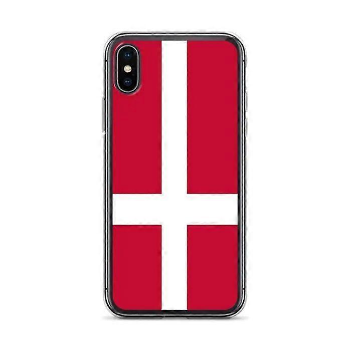 iPhone Case - PIXELFORMA - iPhone XS - Denmark Flag - Matte Finish - Lightweight Design