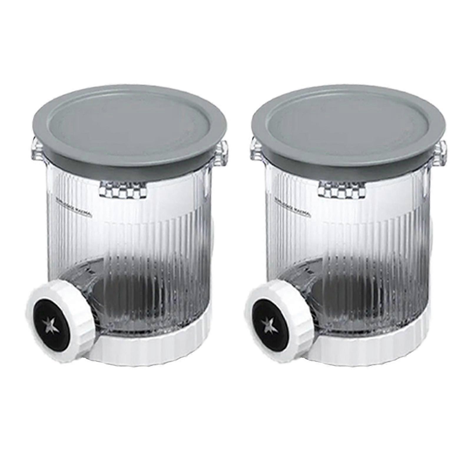 2 Piece Thickened Edge Frozens Dessert Pints and Lids Soft Serve Maker Accessories Ice Cream Makers Replacement Parts
