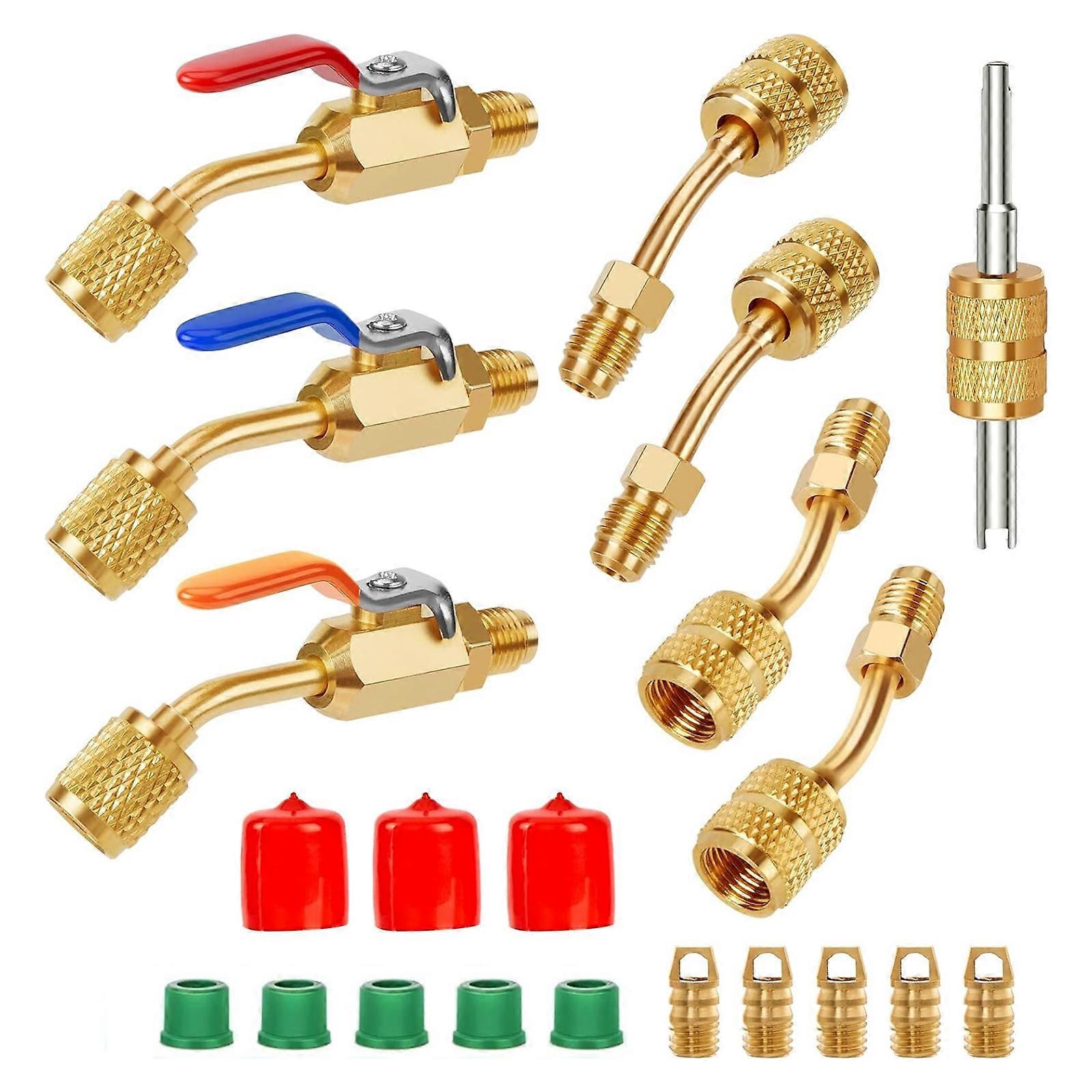 Maintenance Tool Cooling System Tool Refrigerant Adapter Valves Core Remover Perfect for Cooling System Maintenance