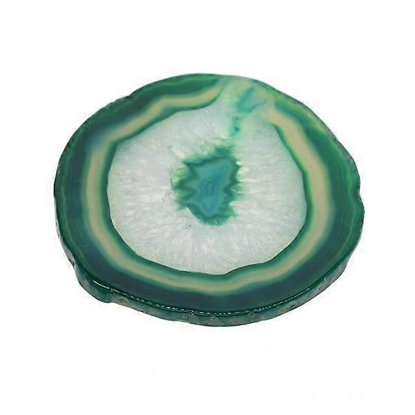 2x Agate Slice Crystal Coaster Slices 3- na nápoje, podložky na poháre Dekorácia