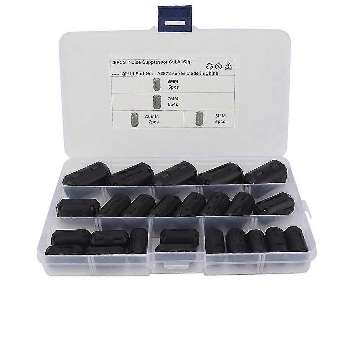 Anti-Interference Degaussing Ring Detachable Filter Magnetic Ring Inner Diameter 3.5-9mm