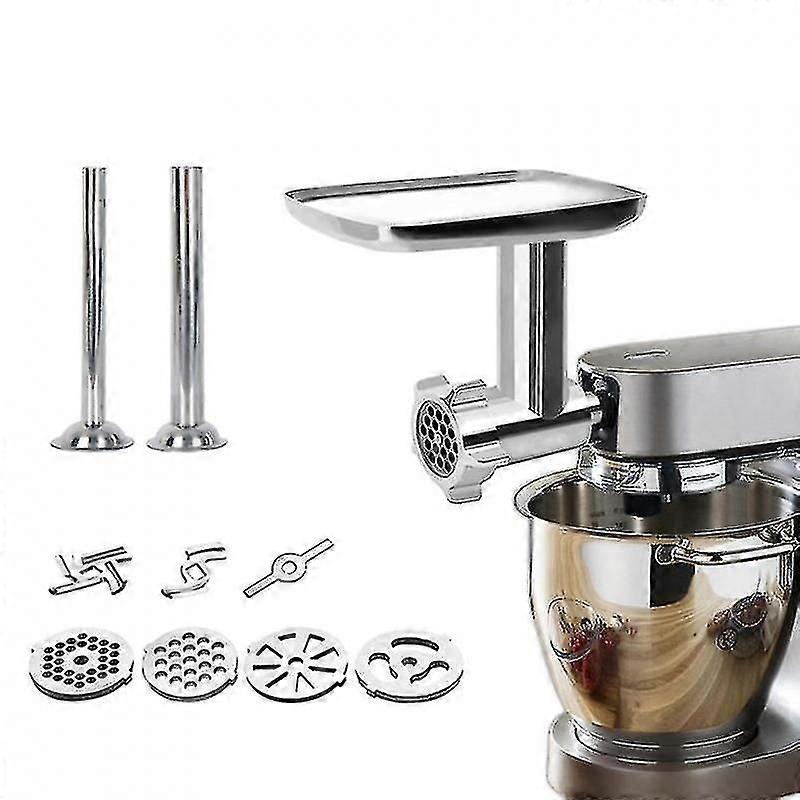 Food Grinder Attachment Slicer And Shredder Meat Stuffer Replacement For Kenwood Chef Stand Mixer Ac