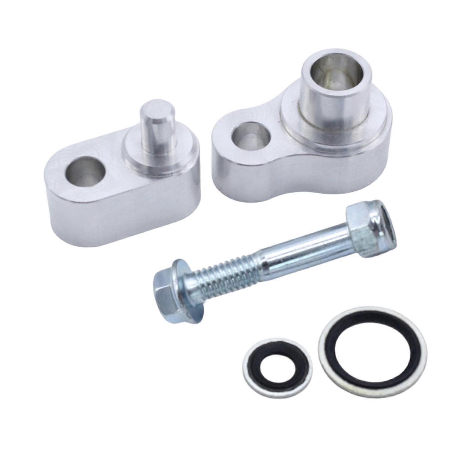 A/C Block Off set Aluminum Air Conditioning Line Terminators Air Conditioning Block Off set for 2002-2009 Trailblazers Multicolor