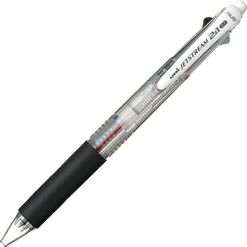 Mitsubishi Pencil MSXE3500071PT Jet Stream 0.7mm Multifunction Pen Clear Stylish Design Easy Writing
