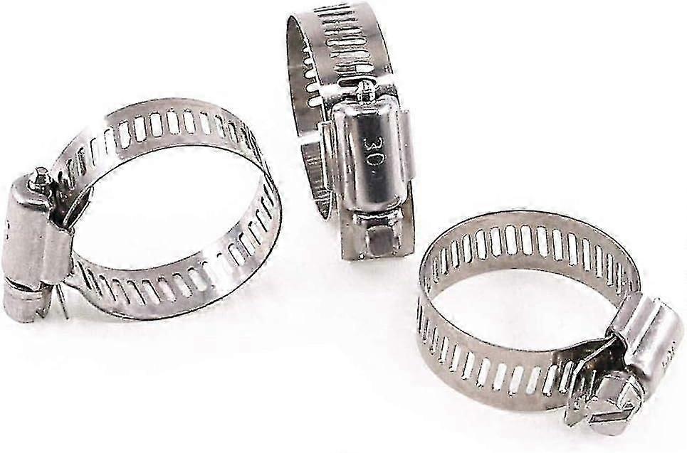 Hose Clamp Hose Clamp 16-25mm Adjustable 304 Stainless Steel Hose Clamp Water Pipe Screw for Househo