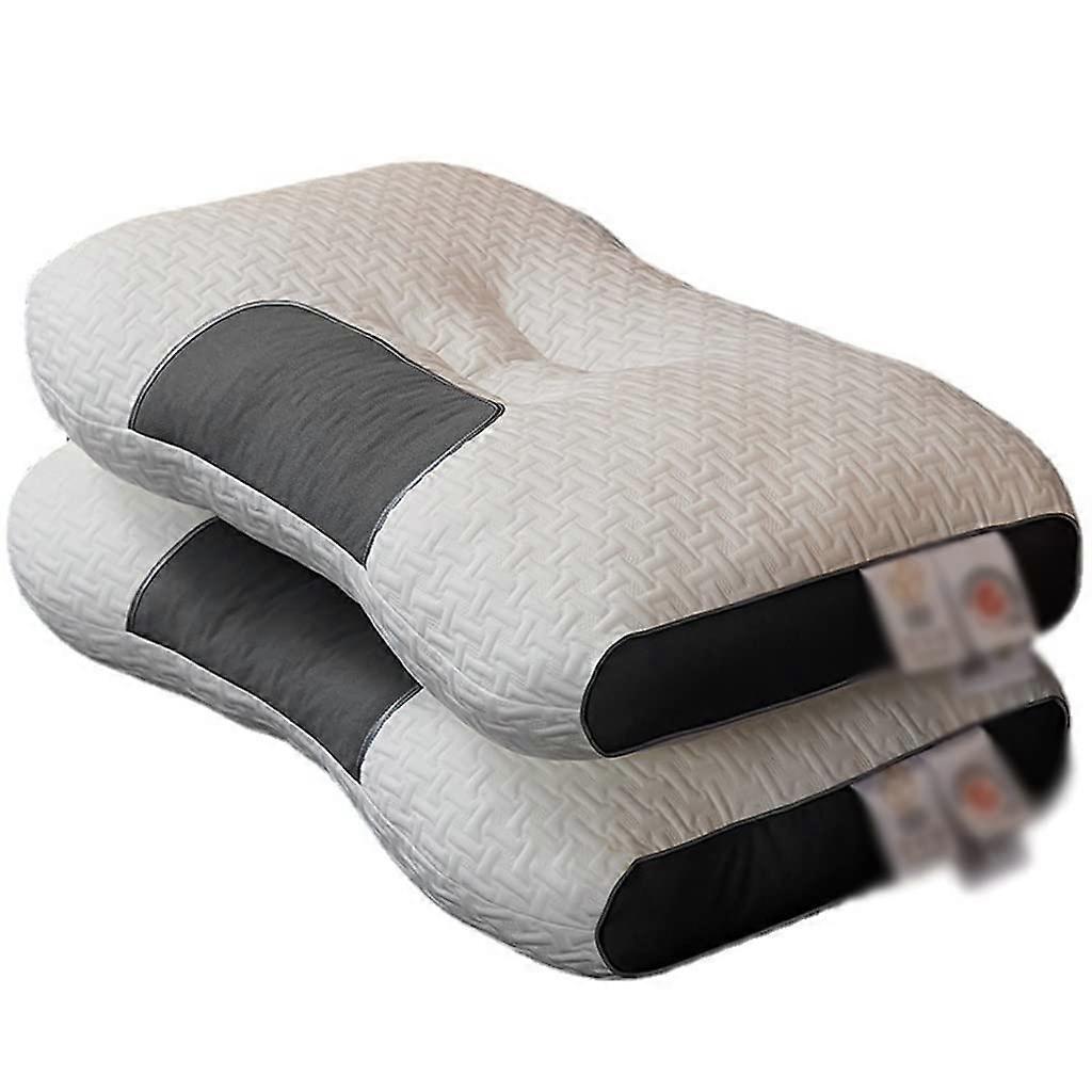 Strick Halsschutz Proteinkissen Kern - Luxurious Adult Pillows for Relaxing Spa Experience, Soft Support, 2-Pack