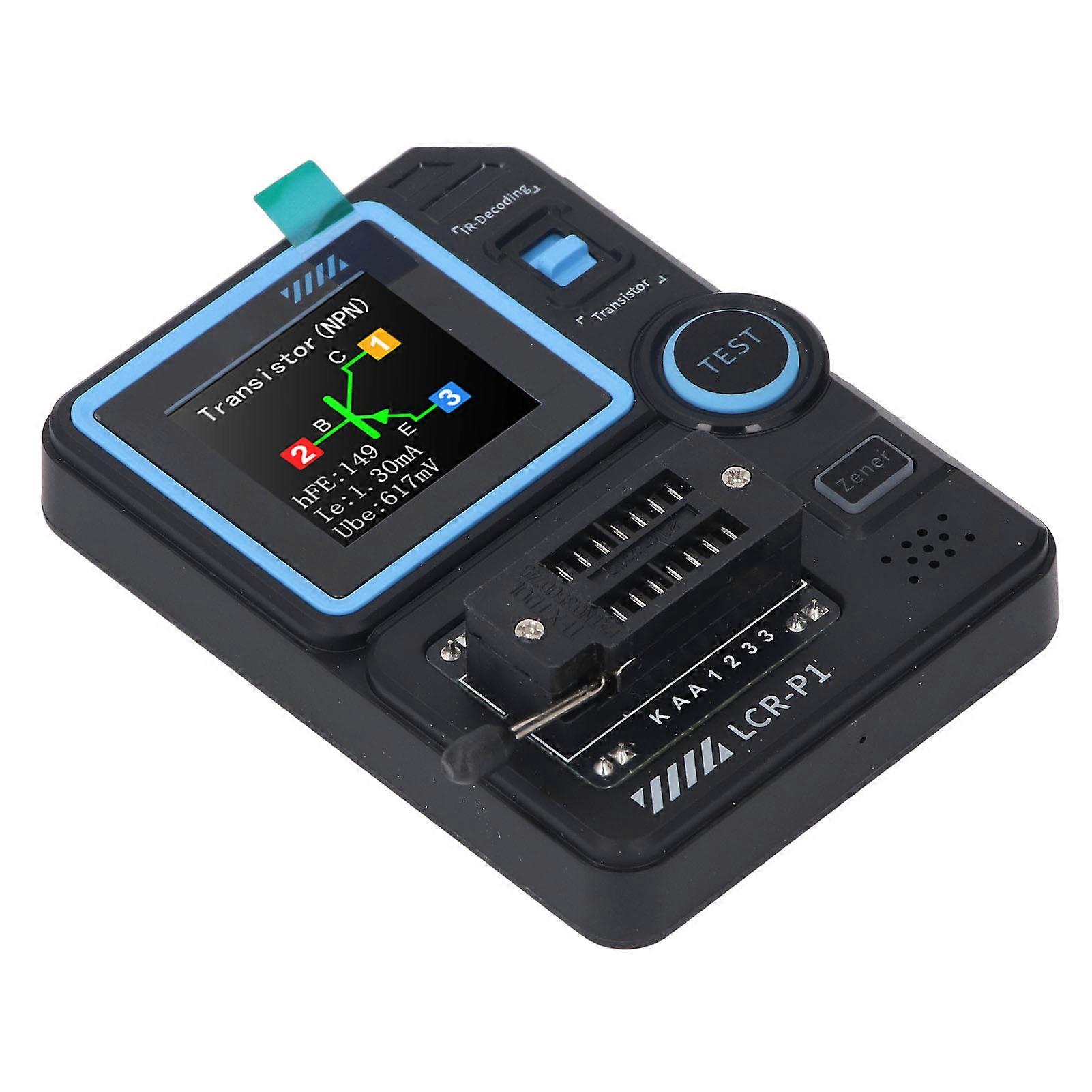 Transistor Tester High Accuracy Color Screen Multifunctional Capacitor Resistant Triode Detection Transistor Meter 