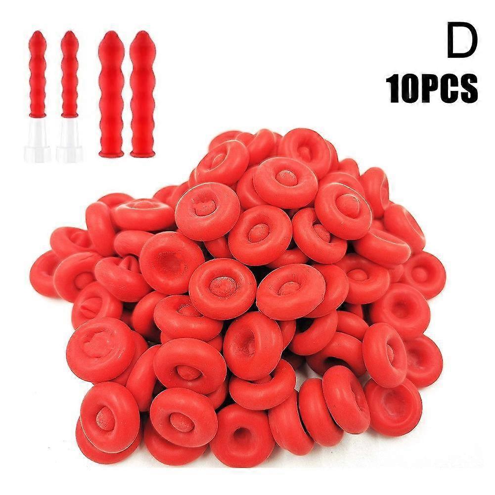 10 pieces per pack (D)$ Glass glue tip sealing cap leak-proof cover Glass glue barrel glue nozzle protective cover