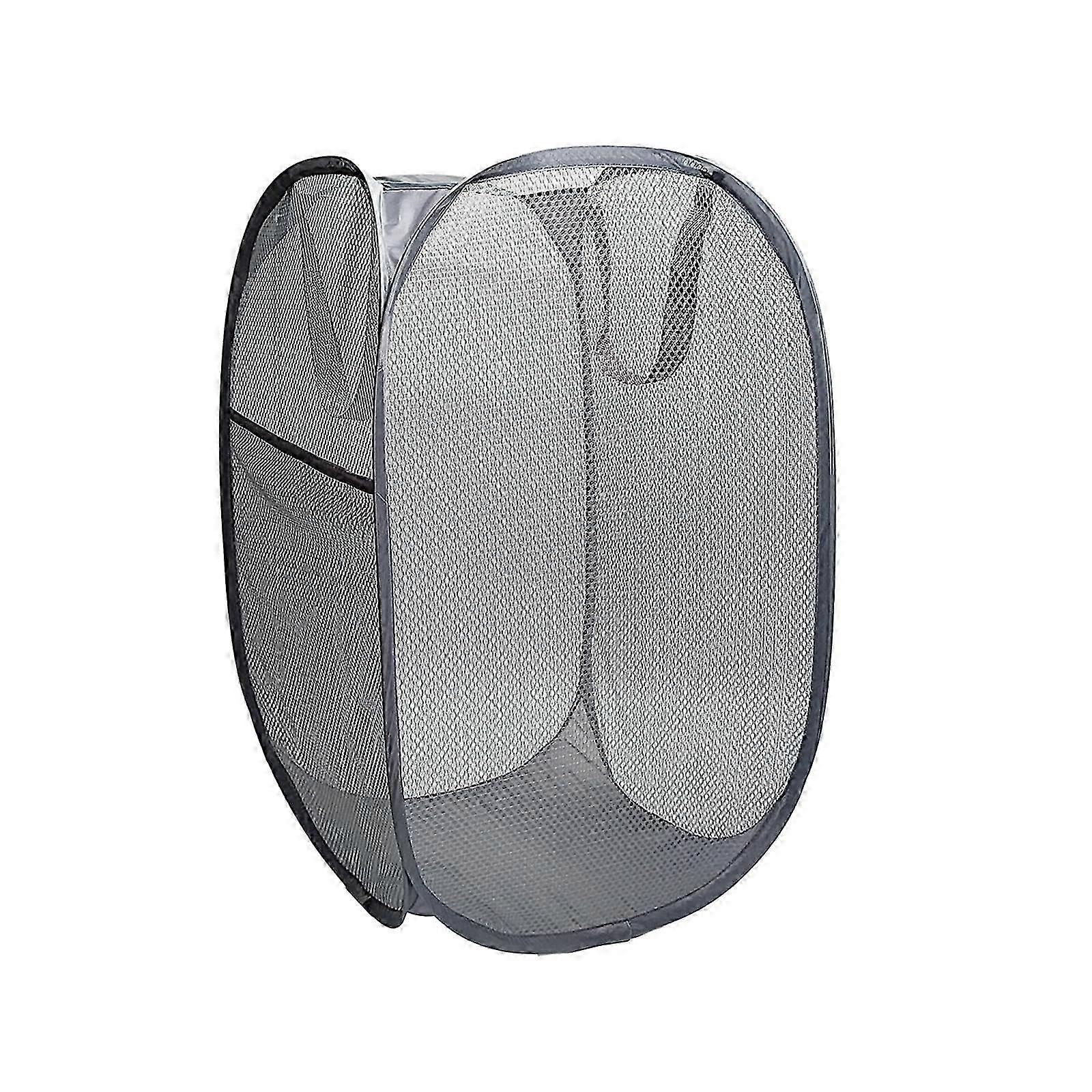 Large capacity and breathable design laundry basket suitable for easy storage of clothes and toys, color gray (1)