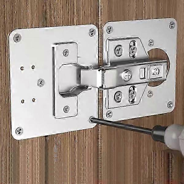 Repair plate for hinge 90x90mm 2-pack