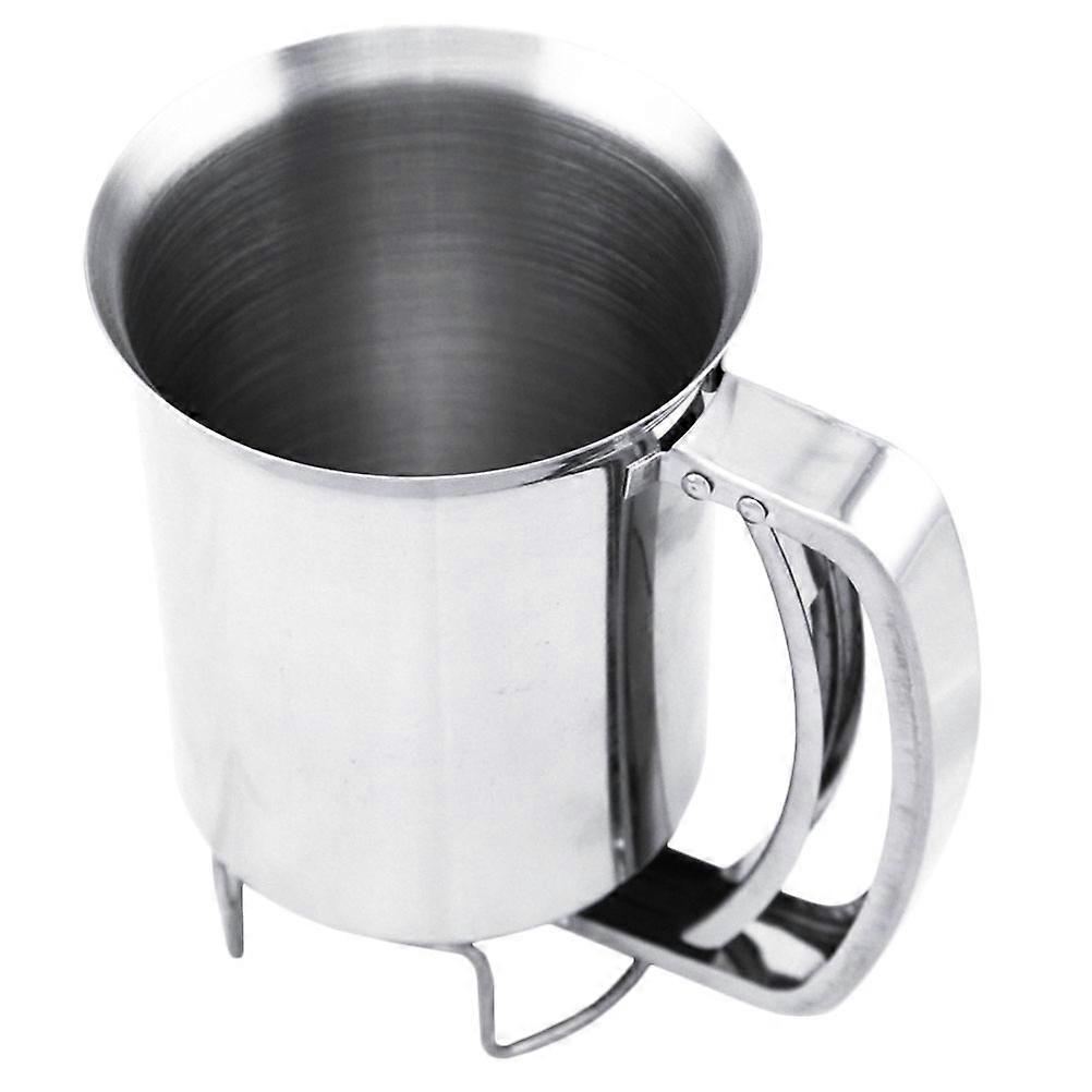 1Pc Kitchen Batter Funnel Separator for Octopus Ball in Silver