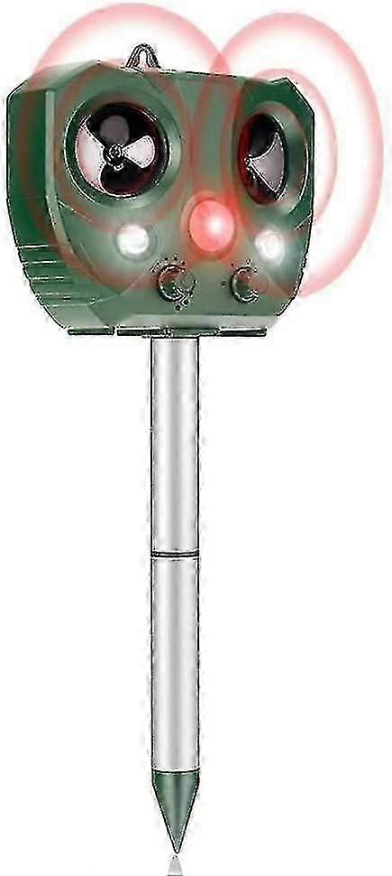 Solar Ultrasonic Bird Repeller, Waterproof Pir Sensor