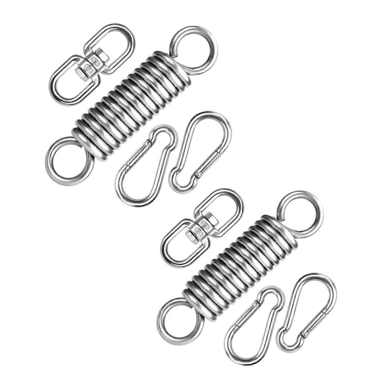 304 stainless steel hammock chair with spring swivel hook, 180 kg