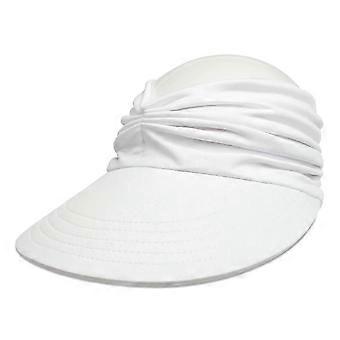 Women Sport Sun Visor Hats, Empty Top Baseball Sun Cap, Wide Brim Elastic Womens Sunhats With Uv Protection Multi-color Optional