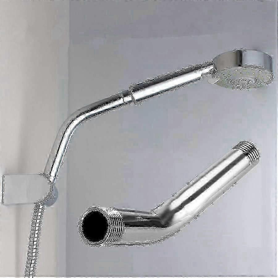 Stainless Steel Shower Head- Extension  Extra Pipe, Wall Mounted
