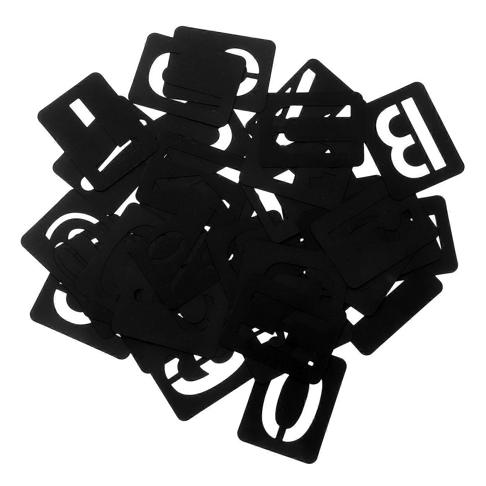 Plastic Hollow Letter Number Symbol Stencils Kit for DIY Painting – Easy to Use Templates for Creative Home Decor Wall and Furniture Designs