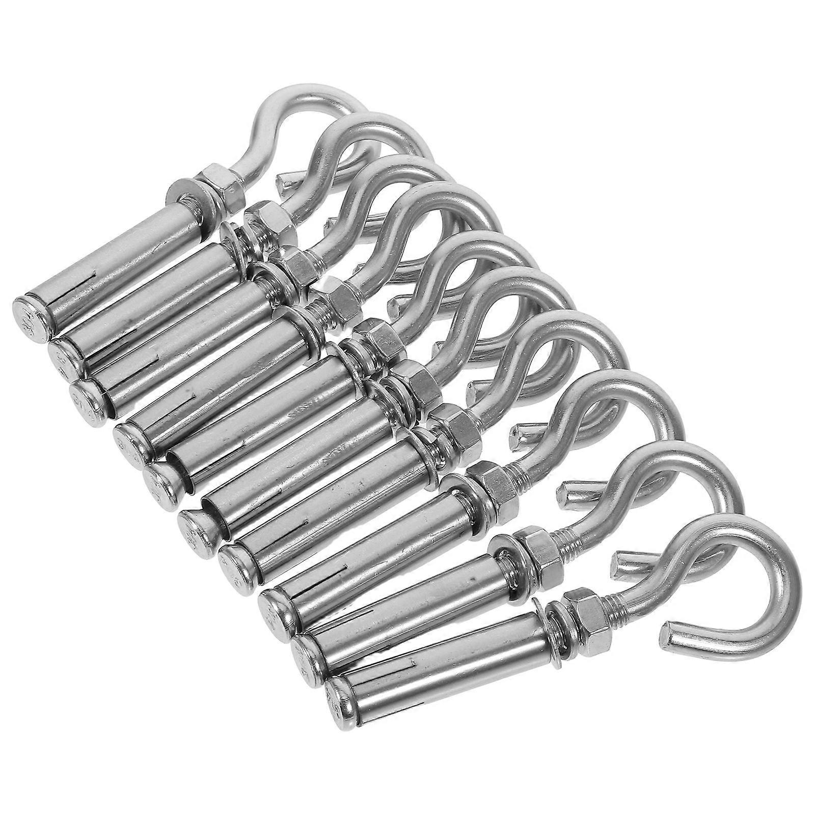 Screw Bolt Hardware Hooks Lifting And Securing For Concrete Walls 10pcs
