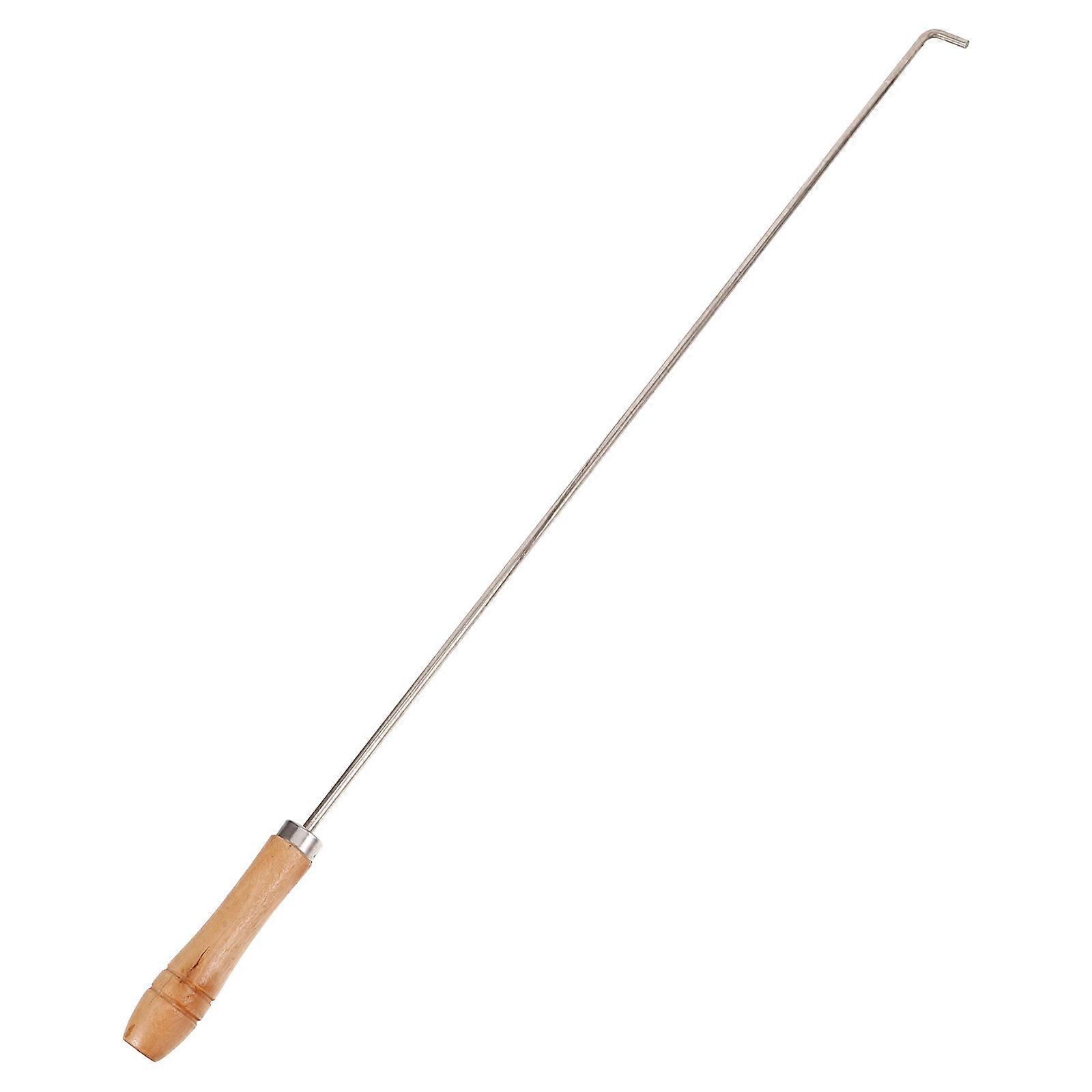 Durable Multi Functional Manhole Hook with Handle for Comfortable Grip – Versatile Iron and Wood Roller Shutter Door Lifting Tool for Wear Resistant