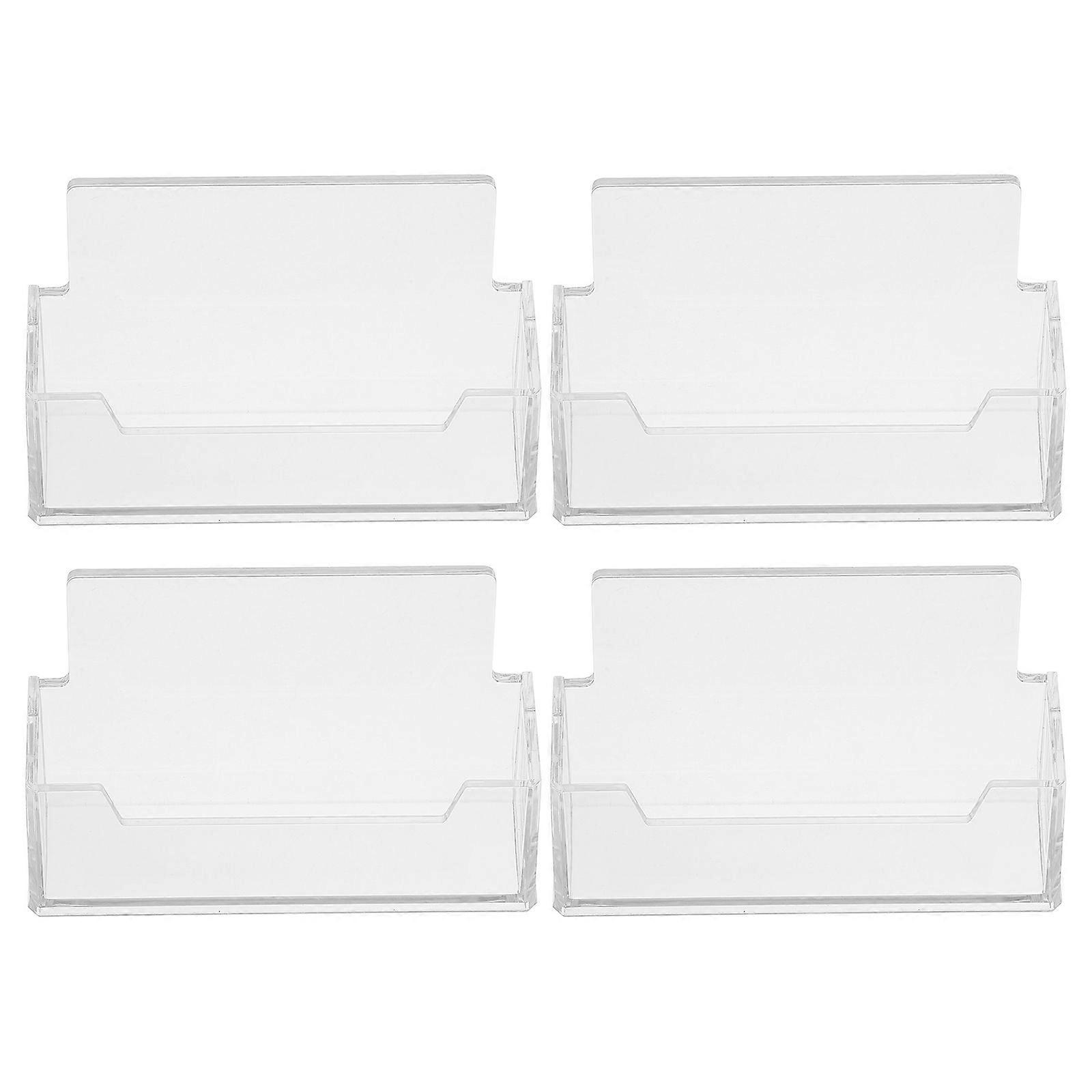 Acrylic Business Card Holder – Transparent Desk Organizer for Office Use with Stylish Design to Enhance Workspace