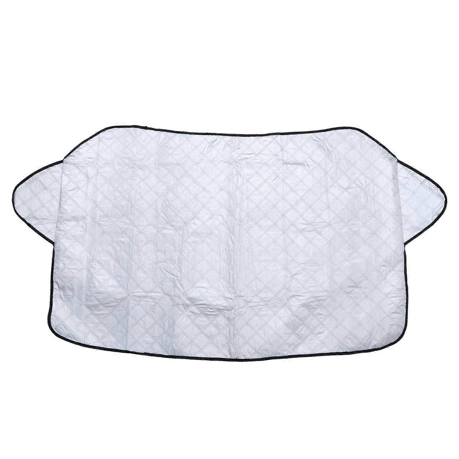 Windshield Cover for Snow and Ice Universal Windshield Protection Tool for Winter Use Silver 178X93.5cm Prevent Aging 1Pack