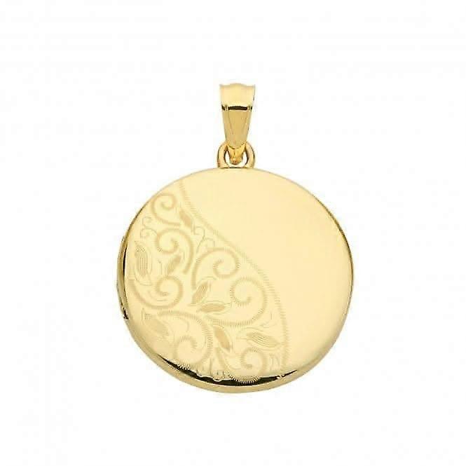 9ct Yellow Gold Round Locket PN1113