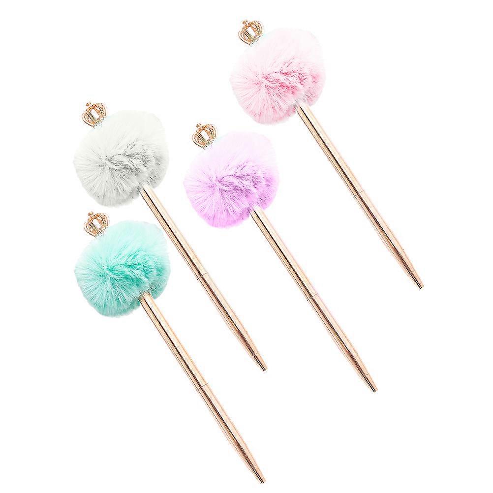 Plush Pen Smooth Writing Home Office Use 4Set