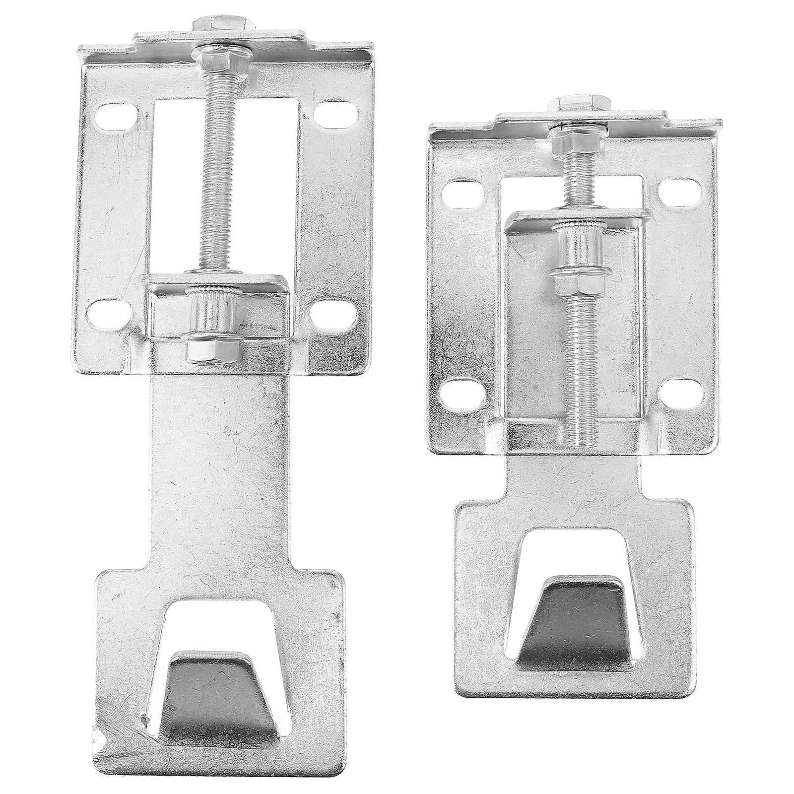 The **"2pcs Adjustable Range Hood Mounting Bracket Heavy Duty Support Hooks With Floating Plate Kitchen Accessory For Easy Installation And