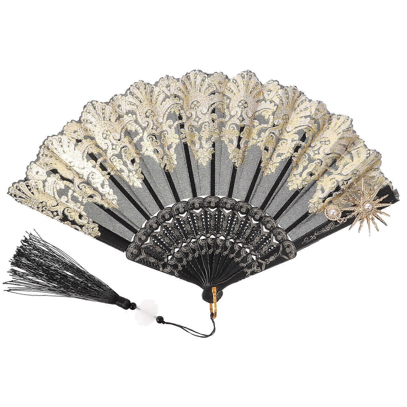Decorative Folding Foldable Fan Dance Prop For Women 1Set