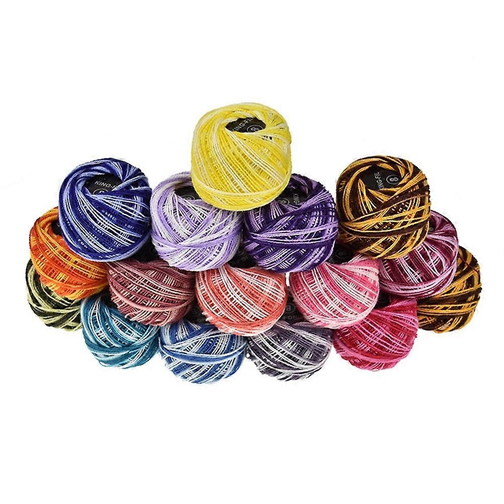 Colorful Embroidery Thread 16 Color Cross Stitch Line for Manual DIY Use