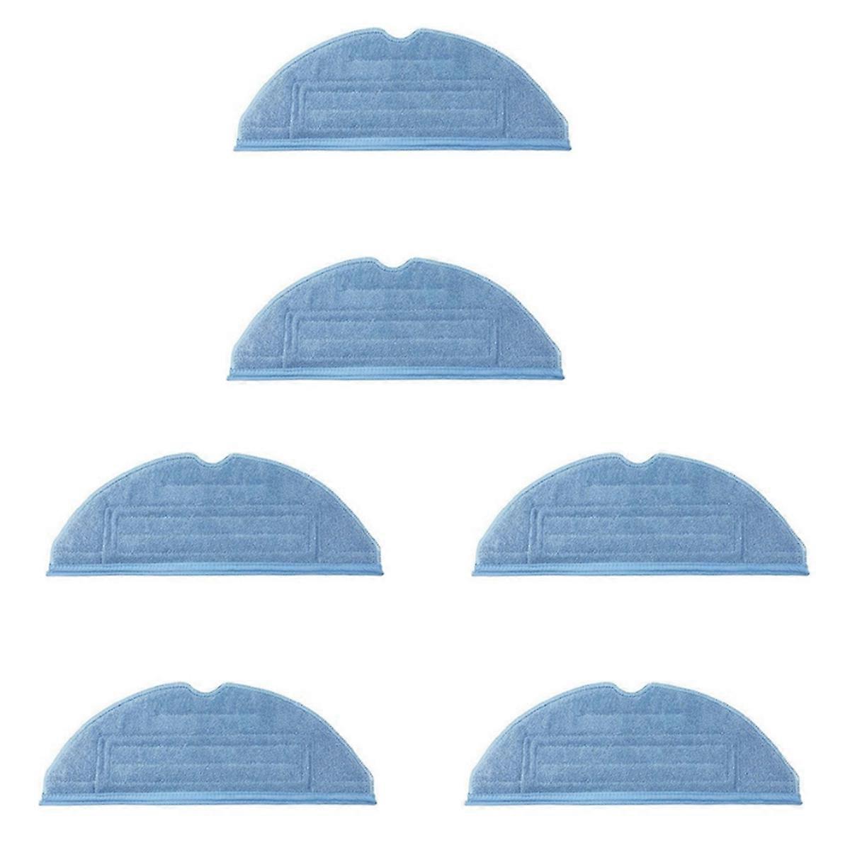 6PCS Mop Pad for Vacuum Cleaner Robot S7 S70 S75 S7Max S7MaxV T7S T7S Plus Mop Rags Mop Cloths Parts