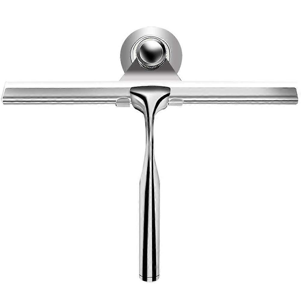 Stainless Steel Window Squeegee with Replacement Blade Silver