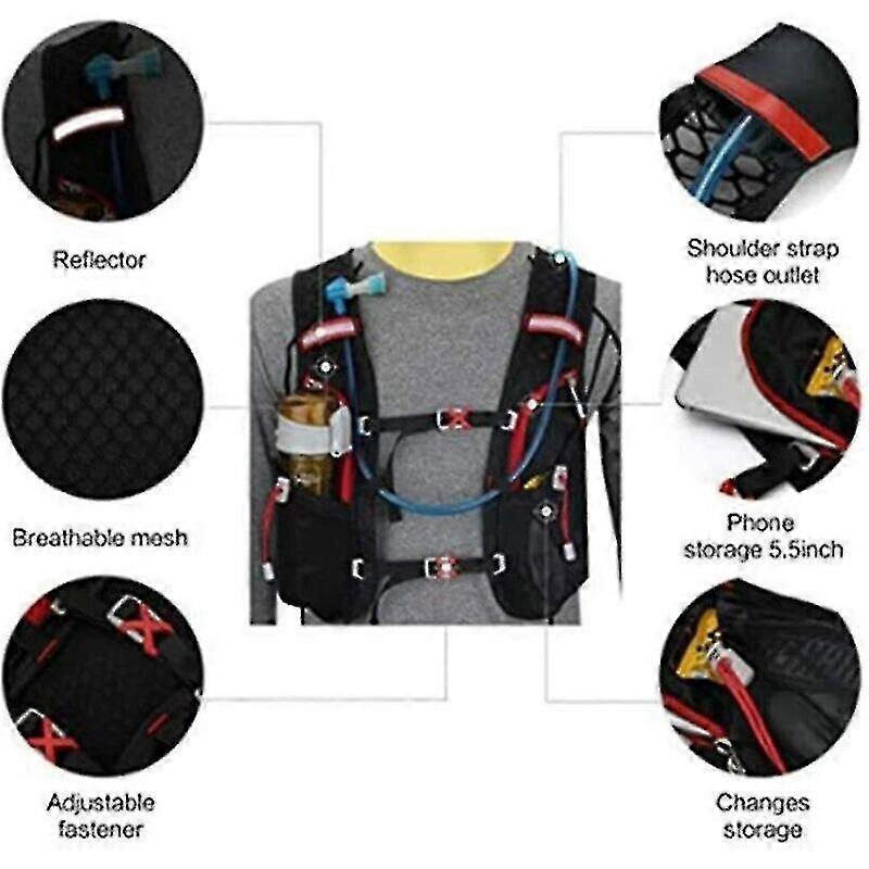 Lightweight Hydration Backpack for Running, Hiking, or Outdoor Sports