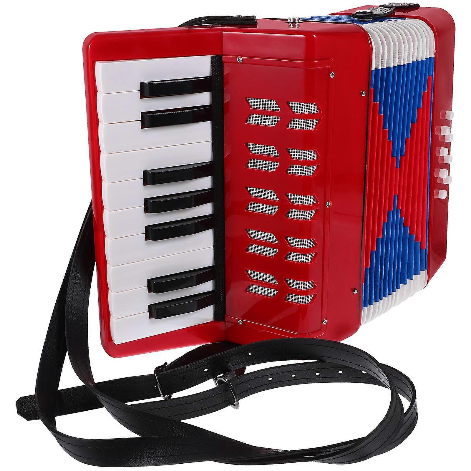 Music Instruments Beginner Accordion Children Musical Talent Development .1X9.1X3.9in Cadence Improvement 1Pcs