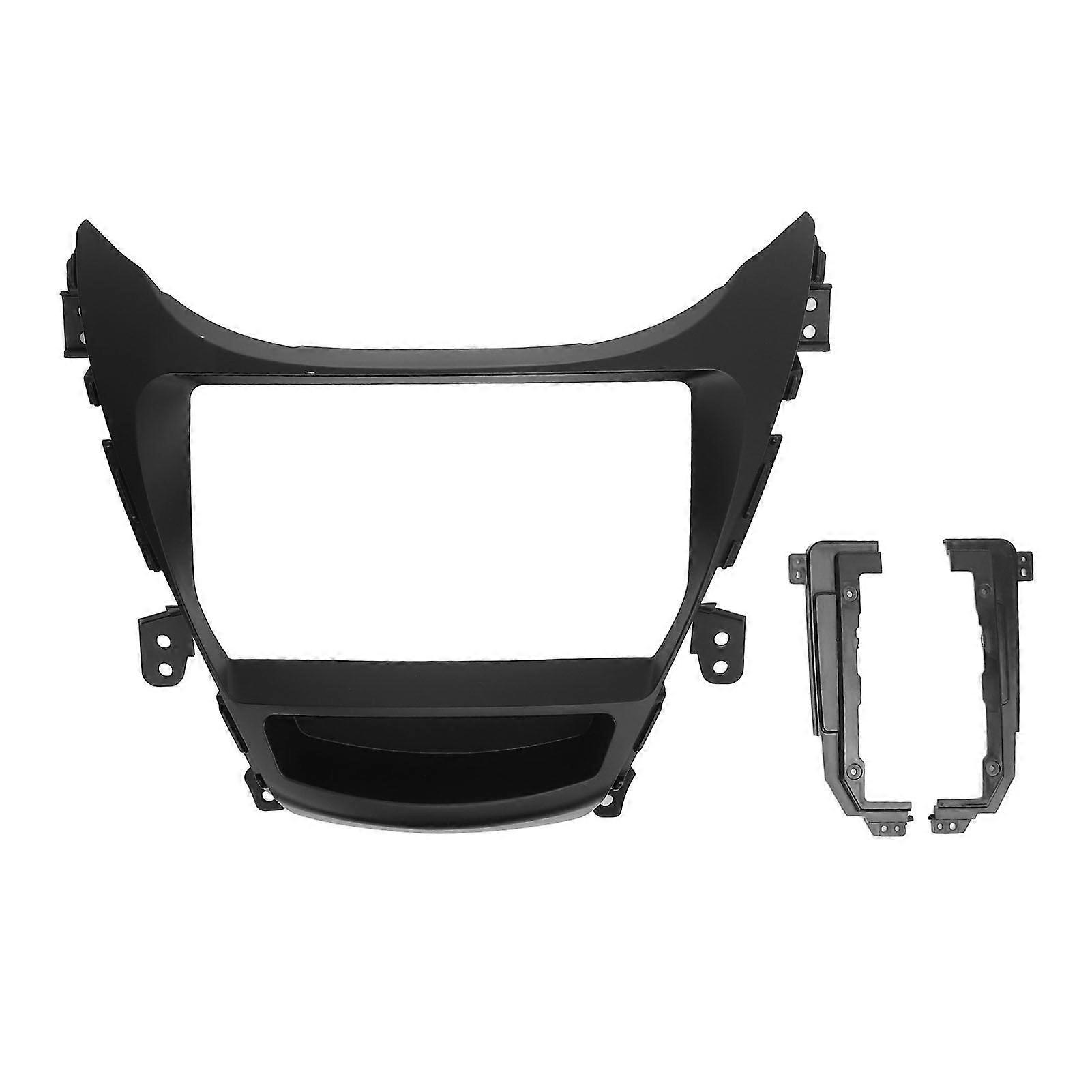 9 Inch Car Radio Stereo Fascia Dash Panel GPS Navigation Fascia Panel Frame for Elantra 20112014 Without power cord MK75805