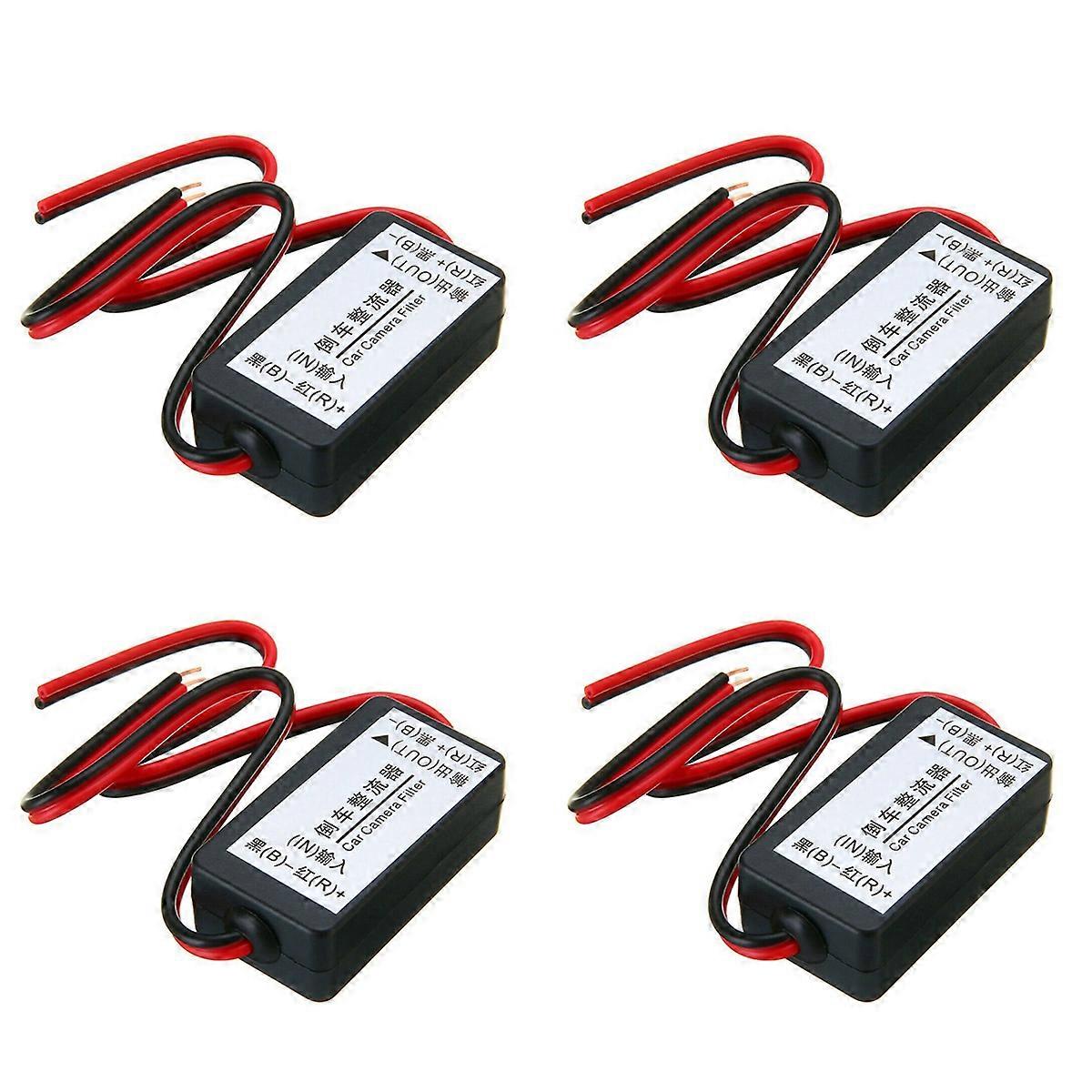 12V Power Relay Capacitor Filter Rectifier for Car Rear View Camera