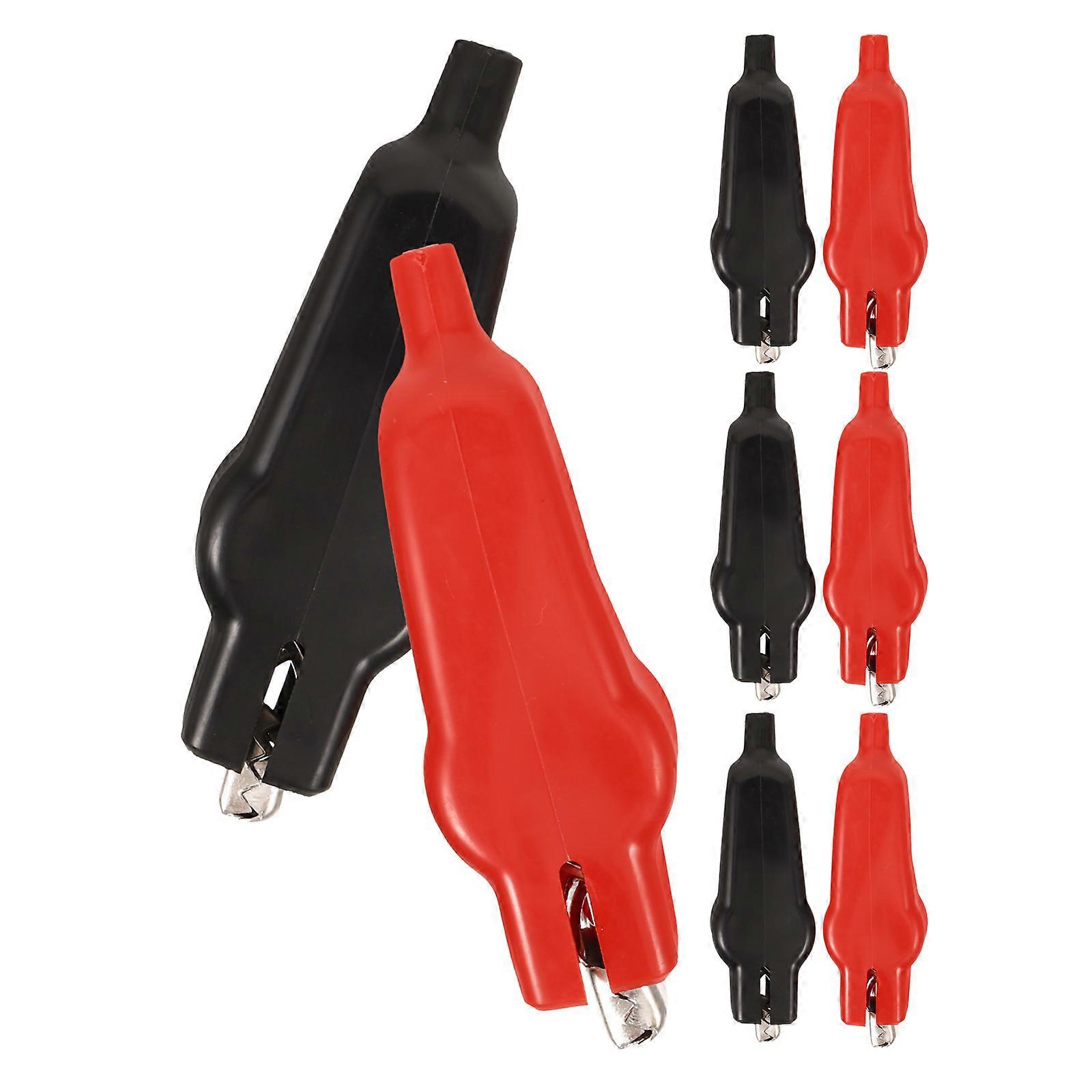 Electrical Testing Clamps Clips For Technicians Compact Design Stainless Steel 8Pcs