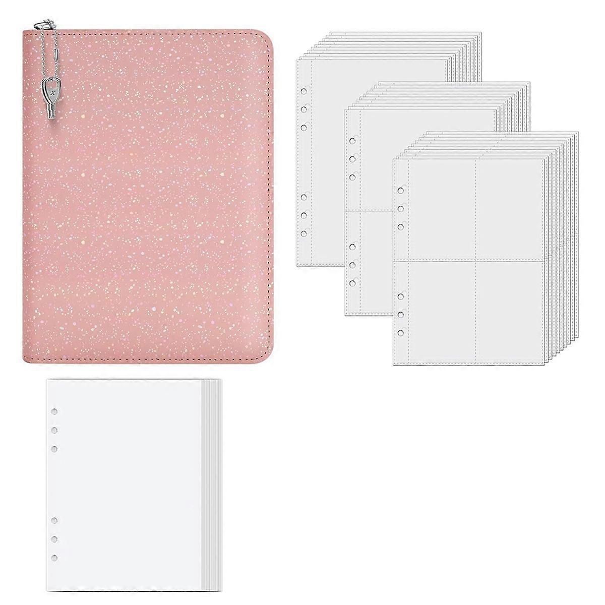 Hardcover Sticker Organizer Binder Reusable E