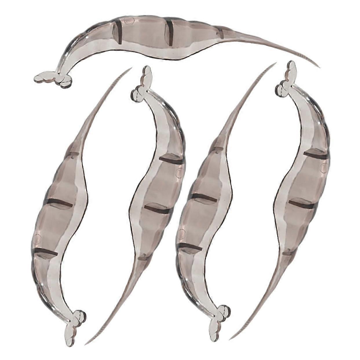 5Piece Shrimp and Crab Sheller Set, Seafood Tool with Ergonomic Design for Grilling, Practical