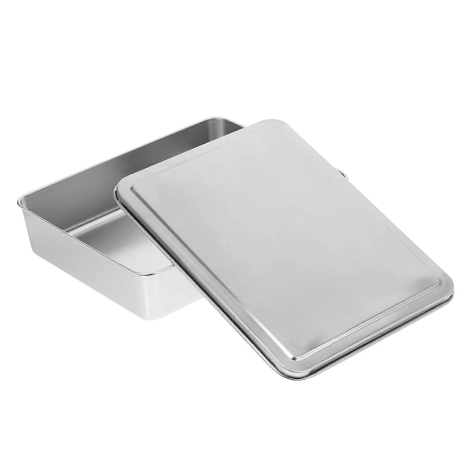 Tiramisu Baking Pan with Lid - High-Quality Cake and Muffin Mold, Durable Non-Stick Dessert Bakeware, 9-inch Size