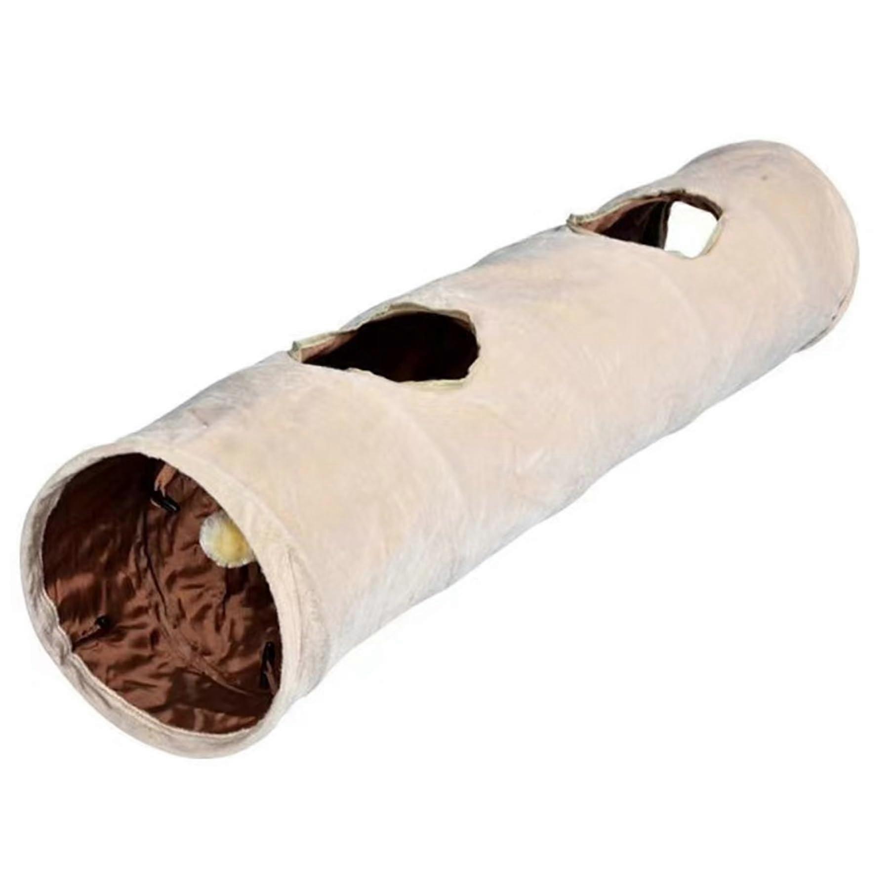 Cat Tunnel 10 x 47 Foldable Interactive Rustling Tube with Holes for Cats, Rabbits, and Puppies
