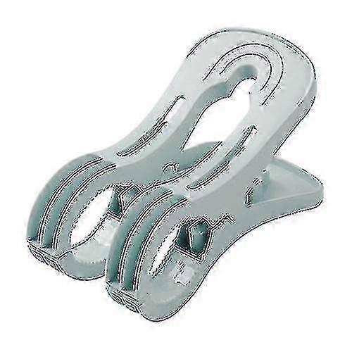 Large Plastic Windproof Non-slip Multi-functional Towel Clips 2pcs - Blue