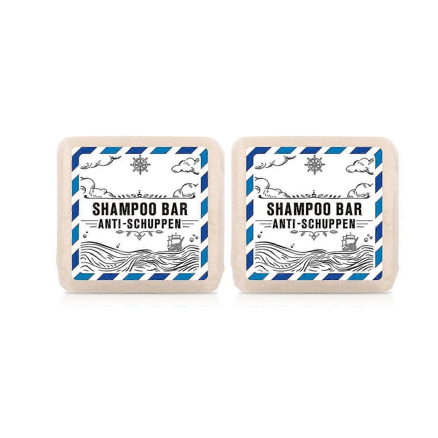 Premium Solid Anti Dandruff Shampoo - Szampon w kostce dla mężczyzn i kobiet - Mydło pod prysznic 3 w 1 do włosów, twarzy, ciała - Wegańskie, ręcznie robione mydło w kostce