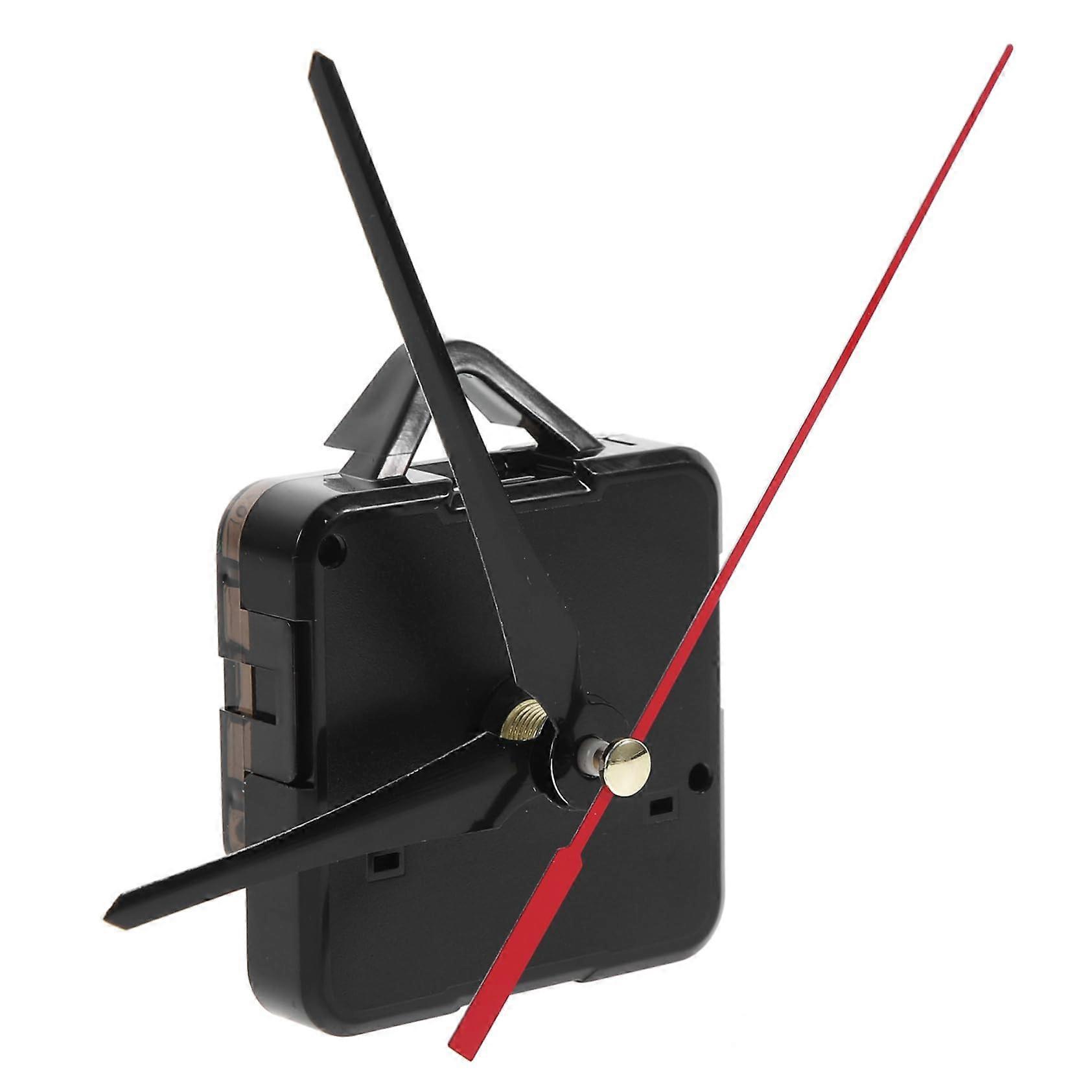 Clock Movement Replacement DIY Kit With Hands Red Plastic