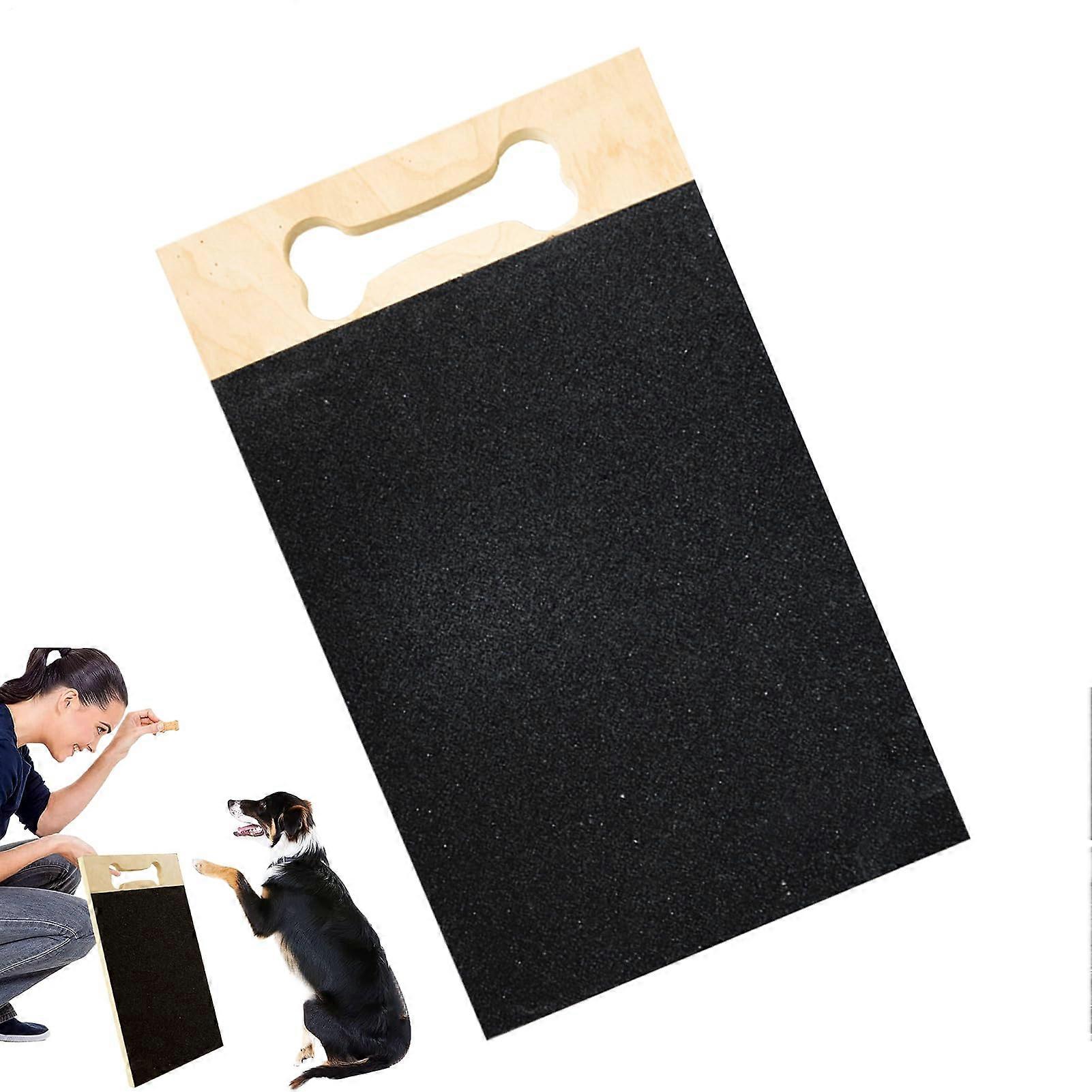 Dog Scratching Relief Pad for Dogs, Wooden Nail Care Sandpaper, Wear-Resistant Paw Scratcher, Eco-Friendly Design