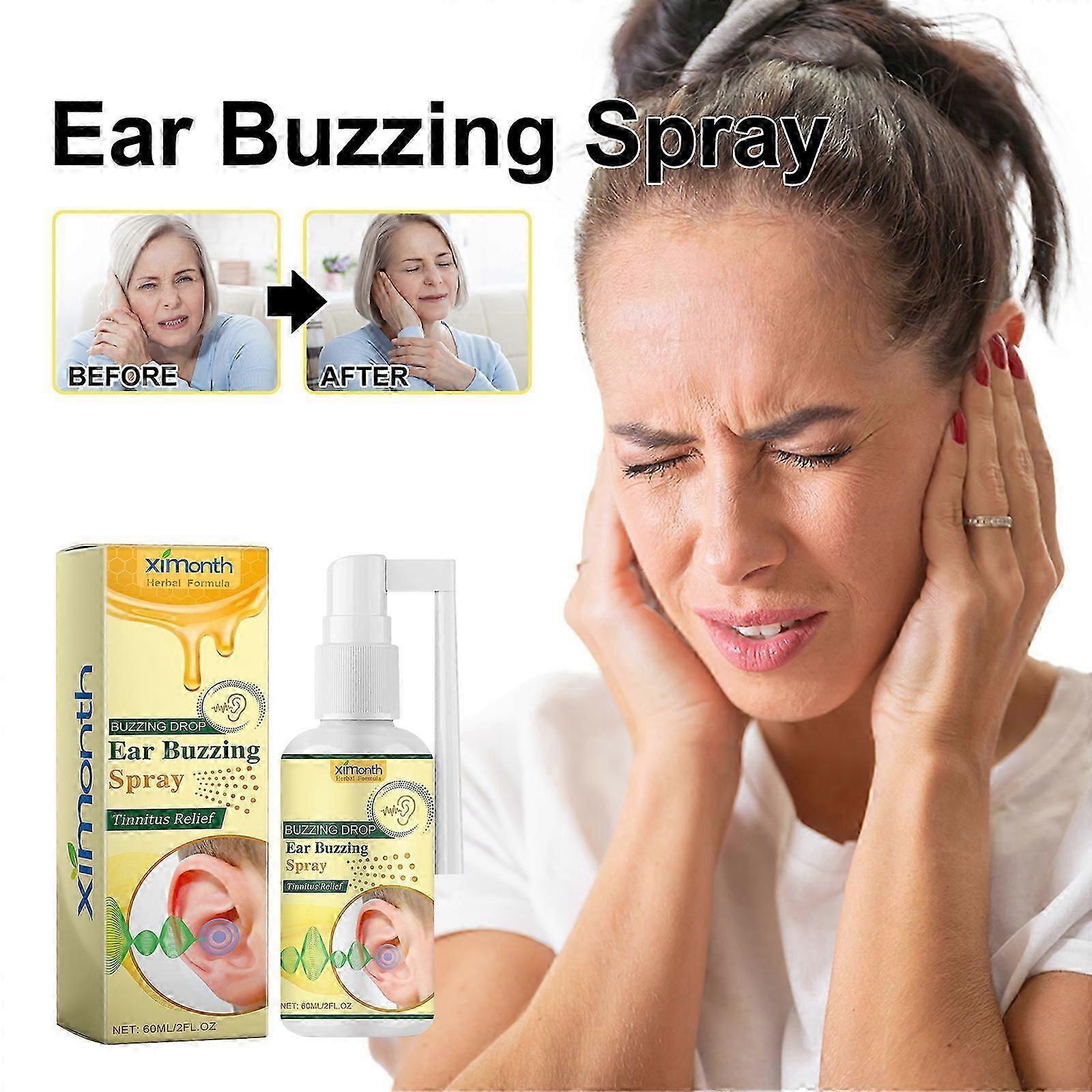 60ml Tinnitus Relief Spray - Natural Support for Ringing Ears