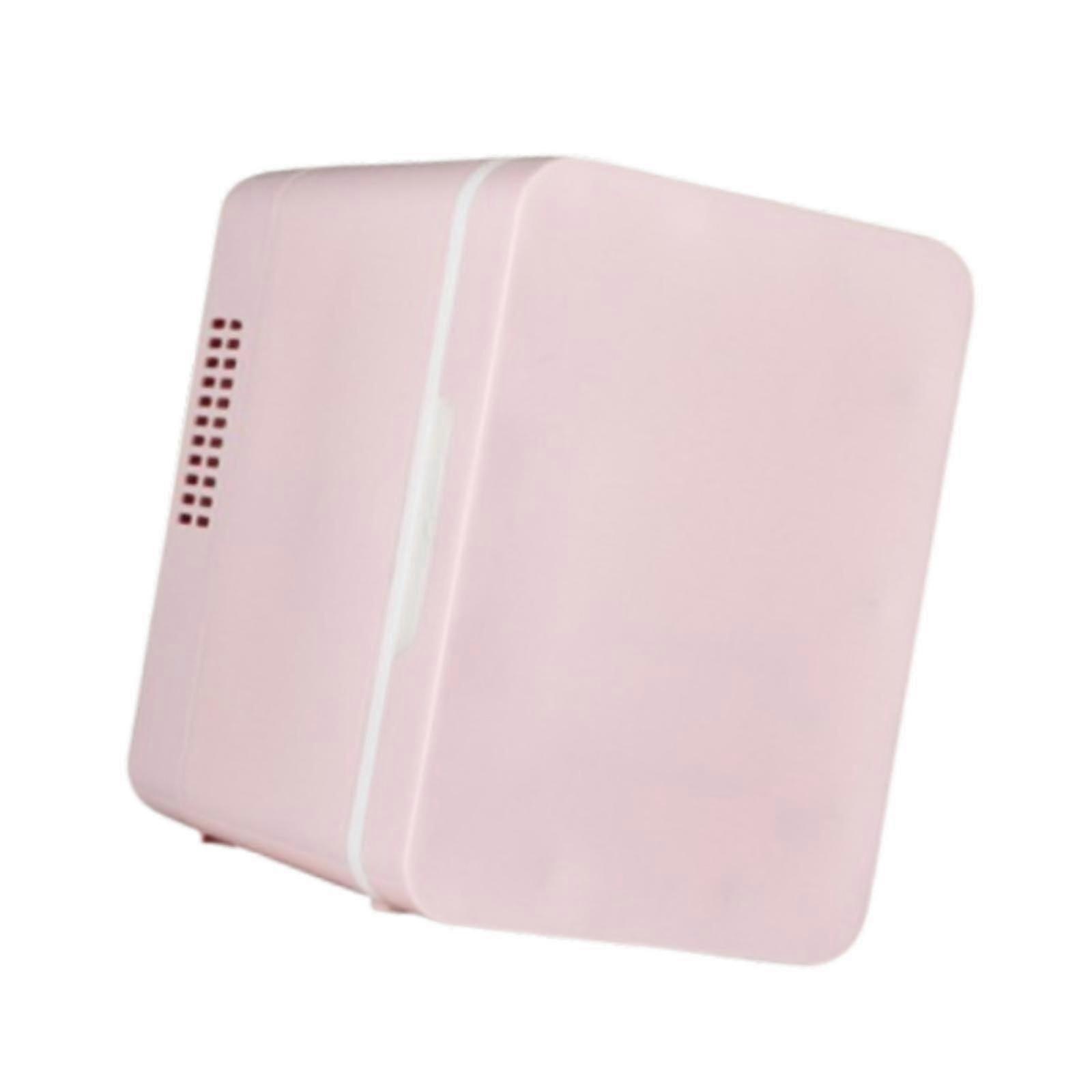 Compact Beverage Cooler Versatile Personal Mini Refrigerator Suitable for Car, Camping, and Bedroom Use