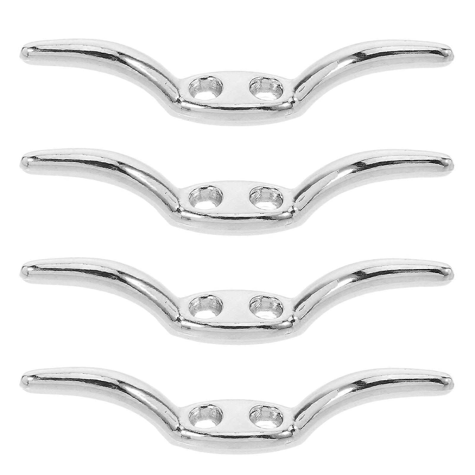 4PCS Zinc Alloy Blind Cord Cleats Wall Mount Rope Hooks for Window Blinds Easy Installation Cord Management